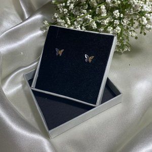 NECOCY Cross Stud Earrings Small Cubic Zirconia Gold Stud Earrings Hypoallergeni